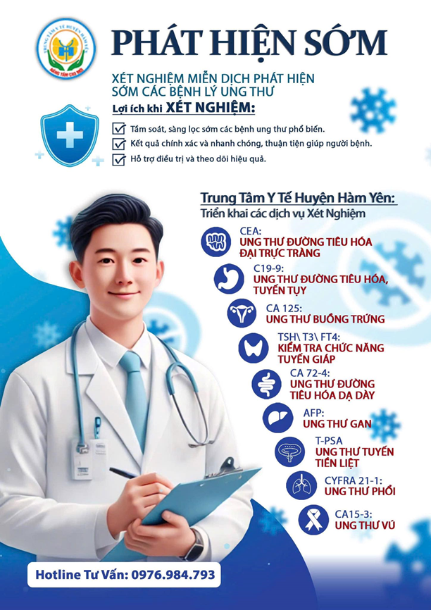 TRIỂN KHAI DỊCH VỤ XÉT NGHIỆM MIỄN DỊCH PHÁT HIỆN SỚM CÁC BỆNH LÝ UNG THƯ