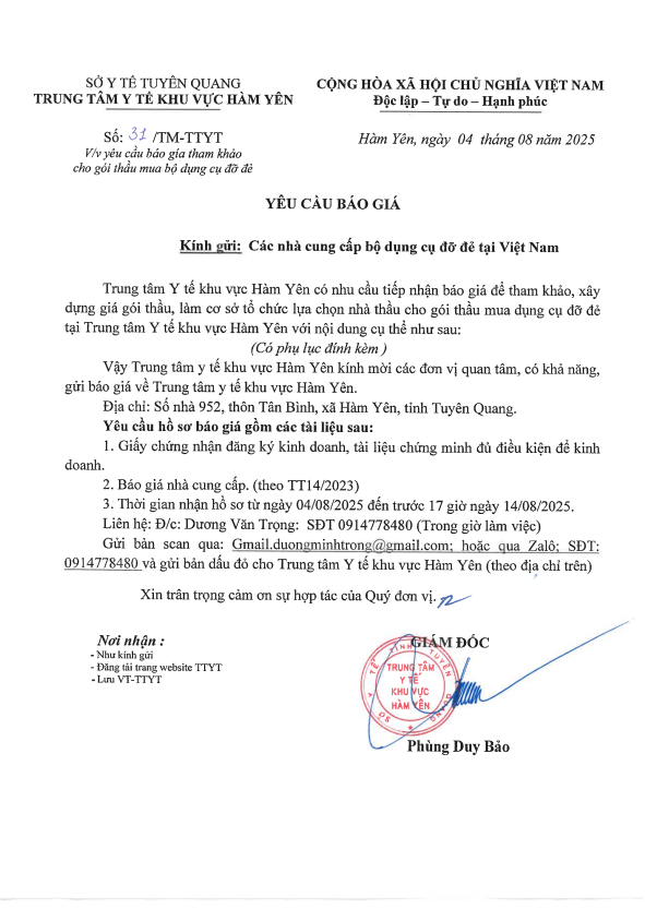 CV31 TM TTYT