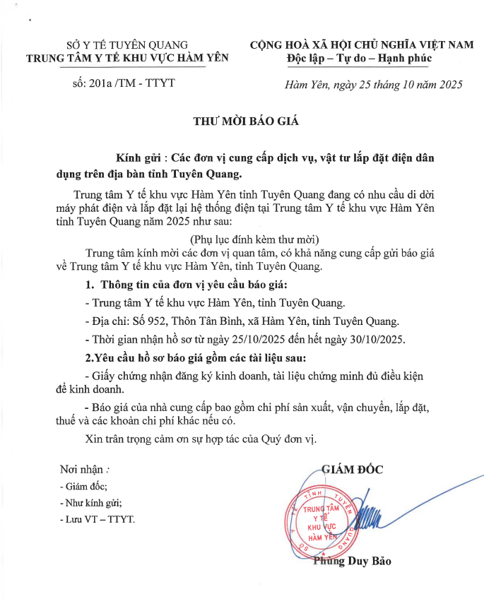 CV201a TM TTYT